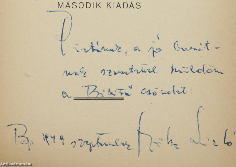 Békítő csönd (dedikált példány)