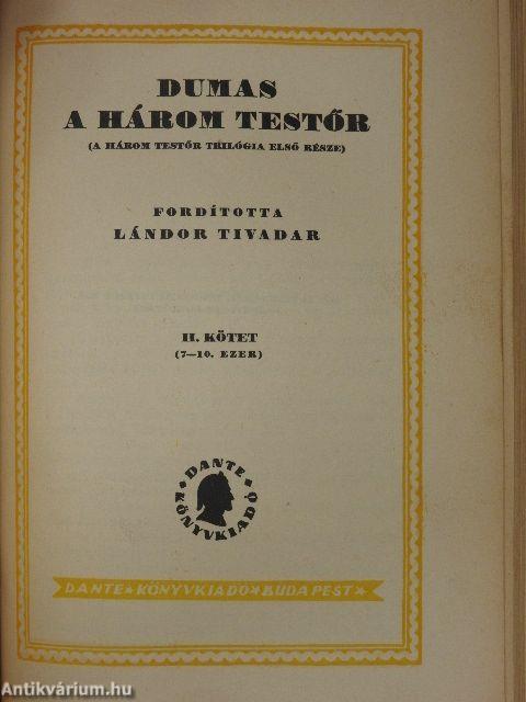 A három testőr I-II.