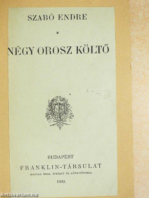 Négy orosz költő