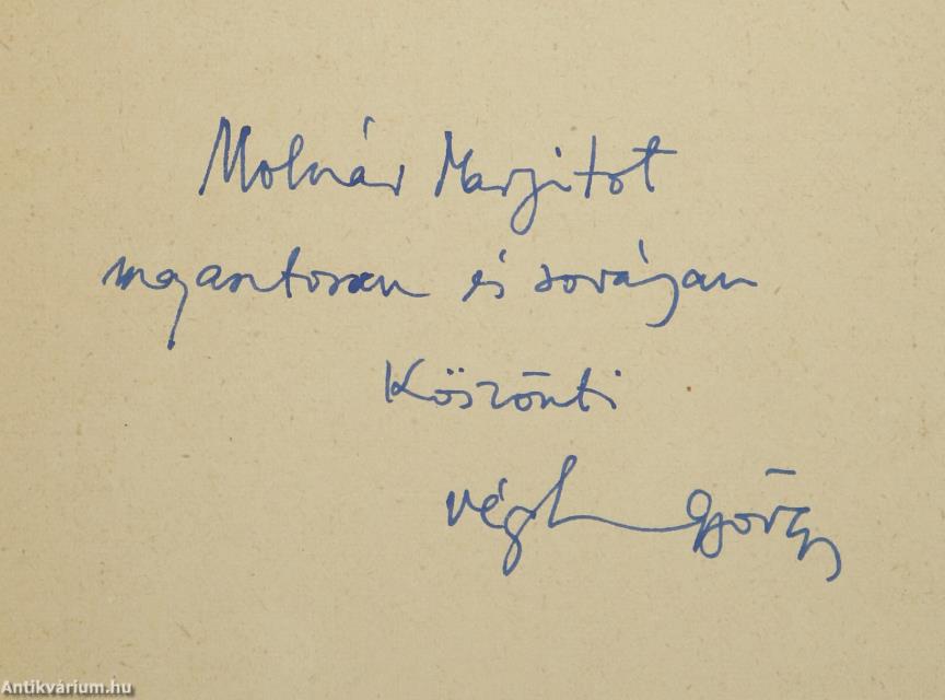 Viharok jönnek (dedikált példány)