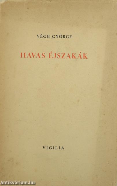 Havas éjszakák (dedikált példány)