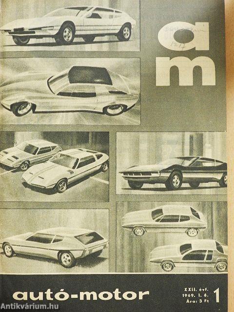 Autó-Motor 1969. (nem teljes évfolyam)