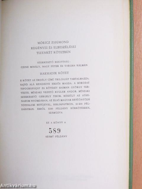 Móricz Zsigmond regényei és elbeszélései 1-12.