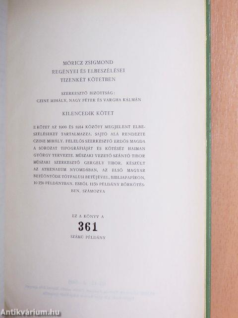 Móricz Zsigmond regényei és elbeszélései 1-12.