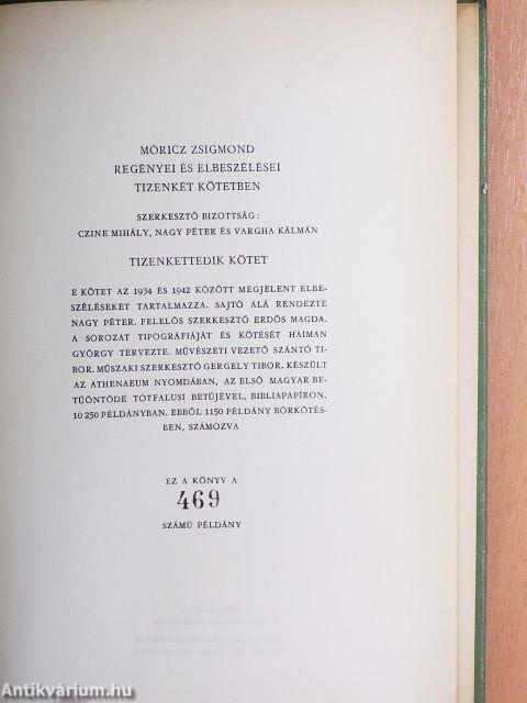 Móricz Zsigmond regényei és elbeszélései 1-12.