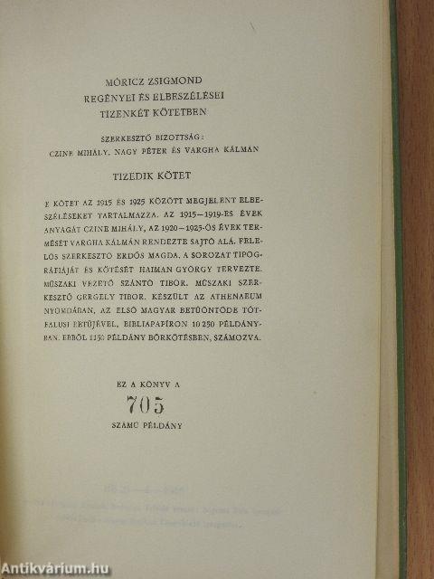 Móricz Zsigmond regényei és elbeszélései 1-12.