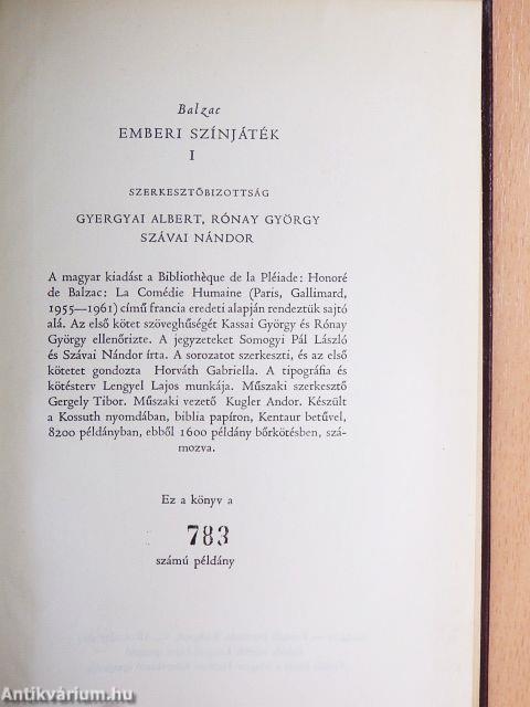 Emberi színjáték I-X.