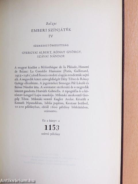 Emberi színjáték I-X.