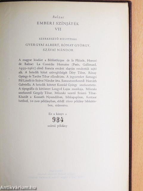 Emberi színjáték I-X.