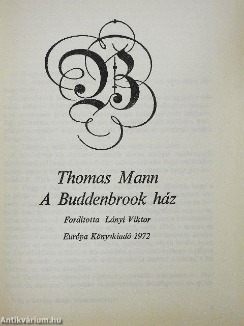 A Buddenbrook ház