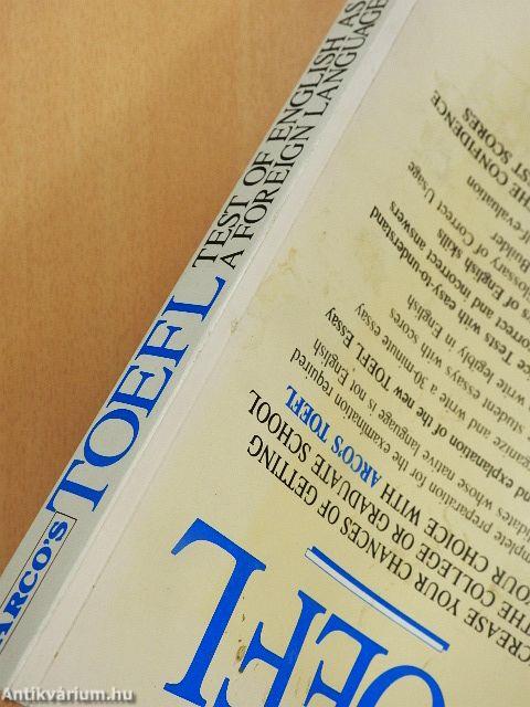 Toefl test of English as a Foreign Language