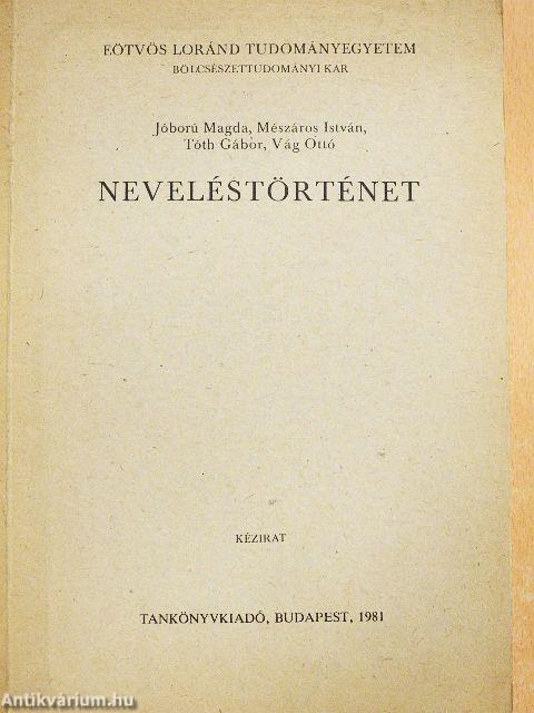 Neveléstörténet