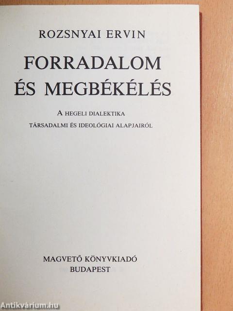 Forradalom és megbékélés