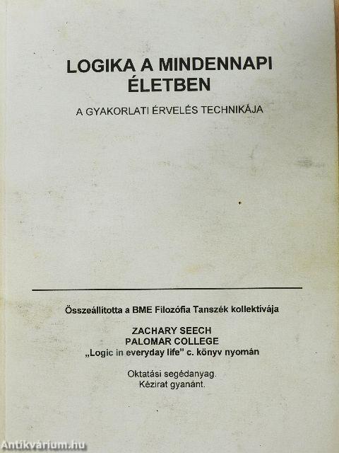 Logika a mindennapi életben