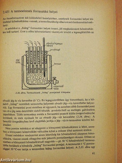 Hőtechnikai alapmérések