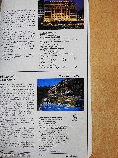 The Leading Hotels of the World 2003