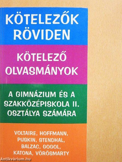 Kötelező olvasmányok