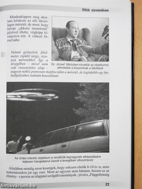 Ufók nyomában (dedikált példány)