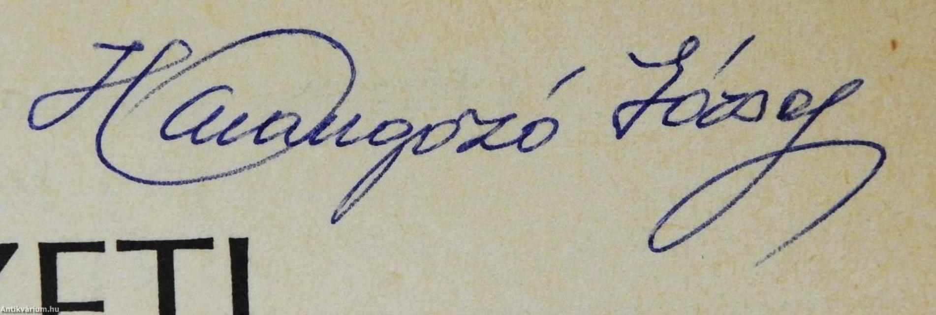 Művészeti tárló (dedikált példány)
