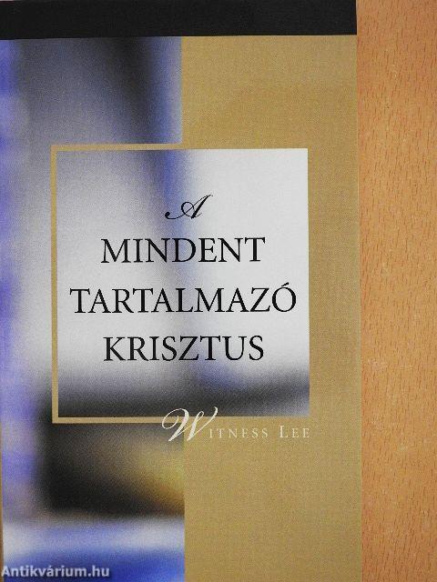 A mindent tartalmazó Krisztus