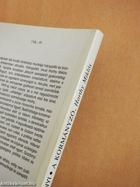 A kormányzó, Horthy Miklós 