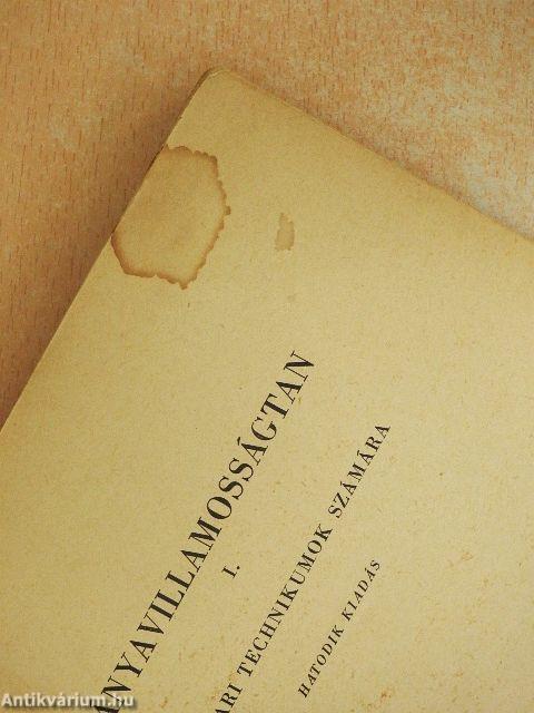 Bányavillamosságtan I.