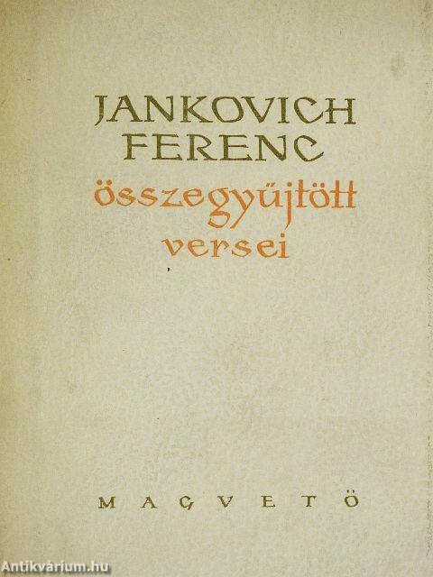 Jankovich Ferenc összegyűjtött versei
