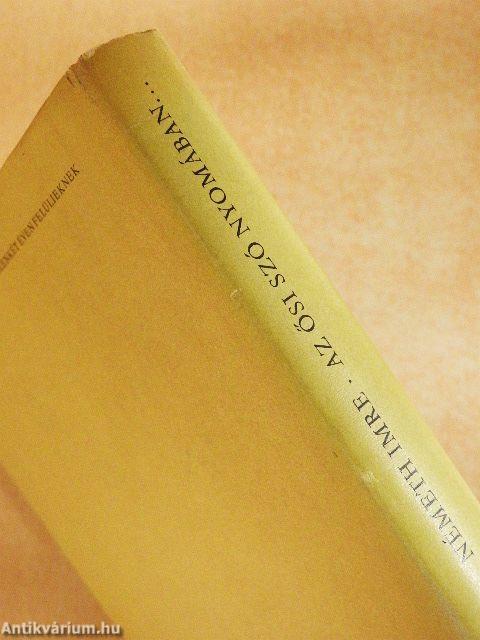 Az ősi szó nyomában...