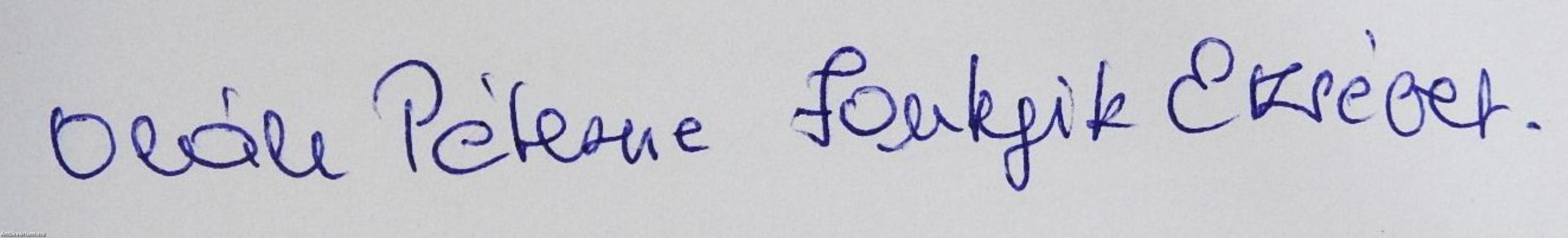 Fény kísérte évek (dedikált példány)