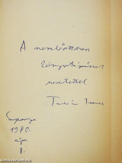 A csillagok árulása (dedikált példány)