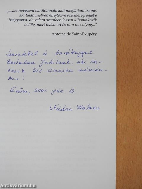 Megtalált kincseim (dedikált példány)