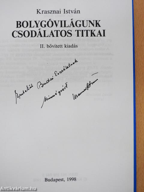 Bolygóvilágunk csodálatos titkai (dedikált példány)