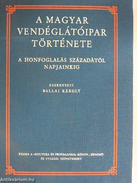 A magyar vendéglátóipar története