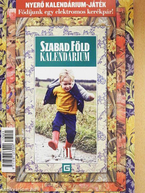 Szabad Föld kalendárium 2017.