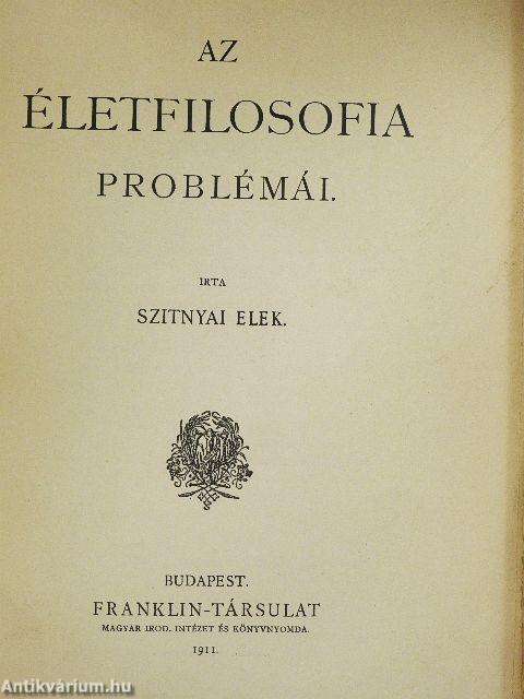 Az életfilosofia problémái