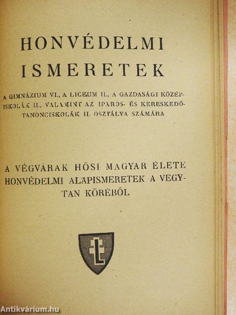 Honvédelmi ismeretek V-VI.