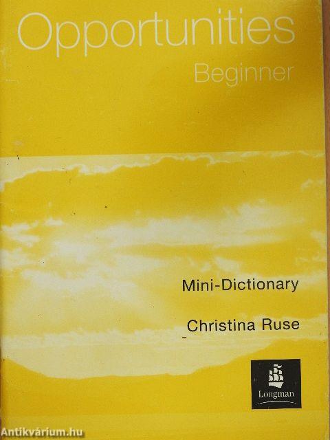 Opportunities - Beginner - Mini-Dictionary