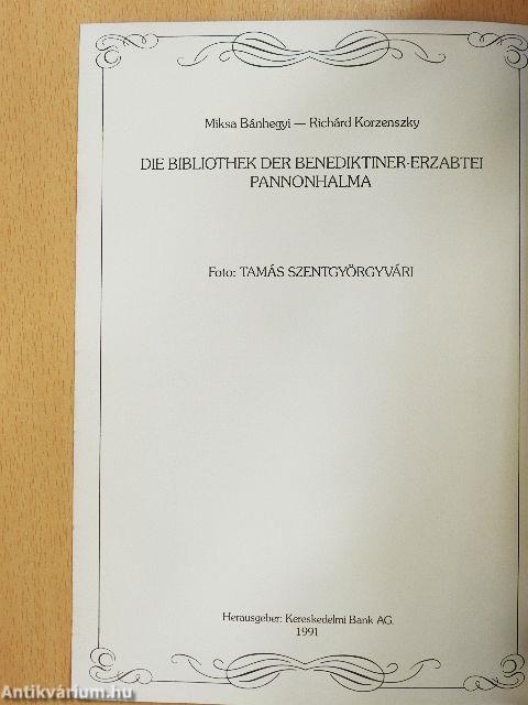 Die Bibliothek der Benediktiner erzabtei Pannonhalma