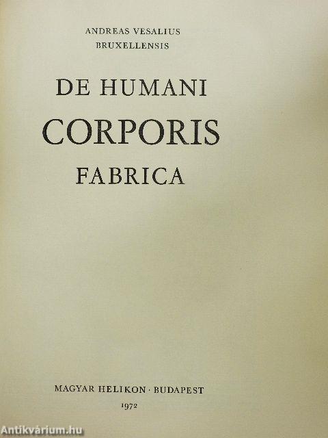 De humani corporis fabrica