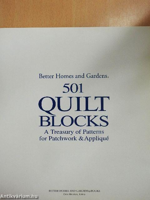 501 Quilt Blocks