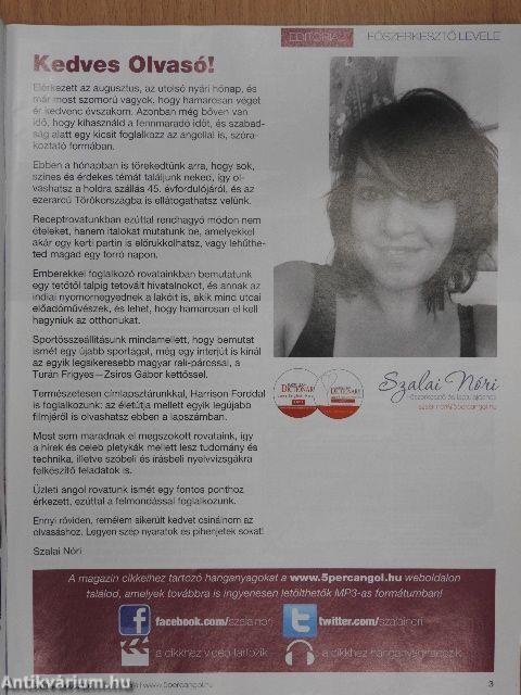 5perc Angol magazin 2014. augusztus