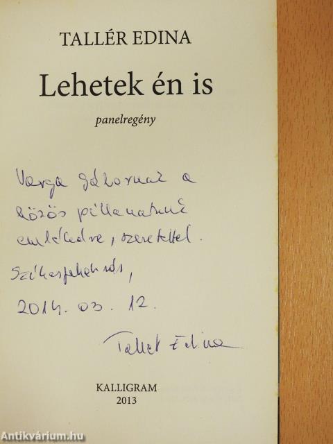 Lehetek én is (dedikált példány)