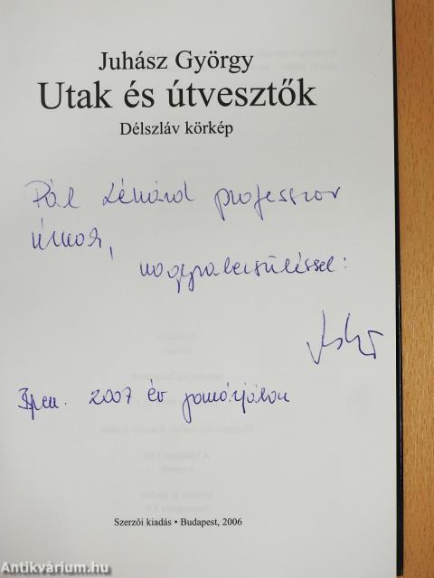 Utak és útvesztők  (dedikált példány)