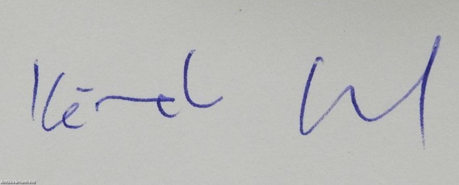 Ferde eső (dedikált példány)