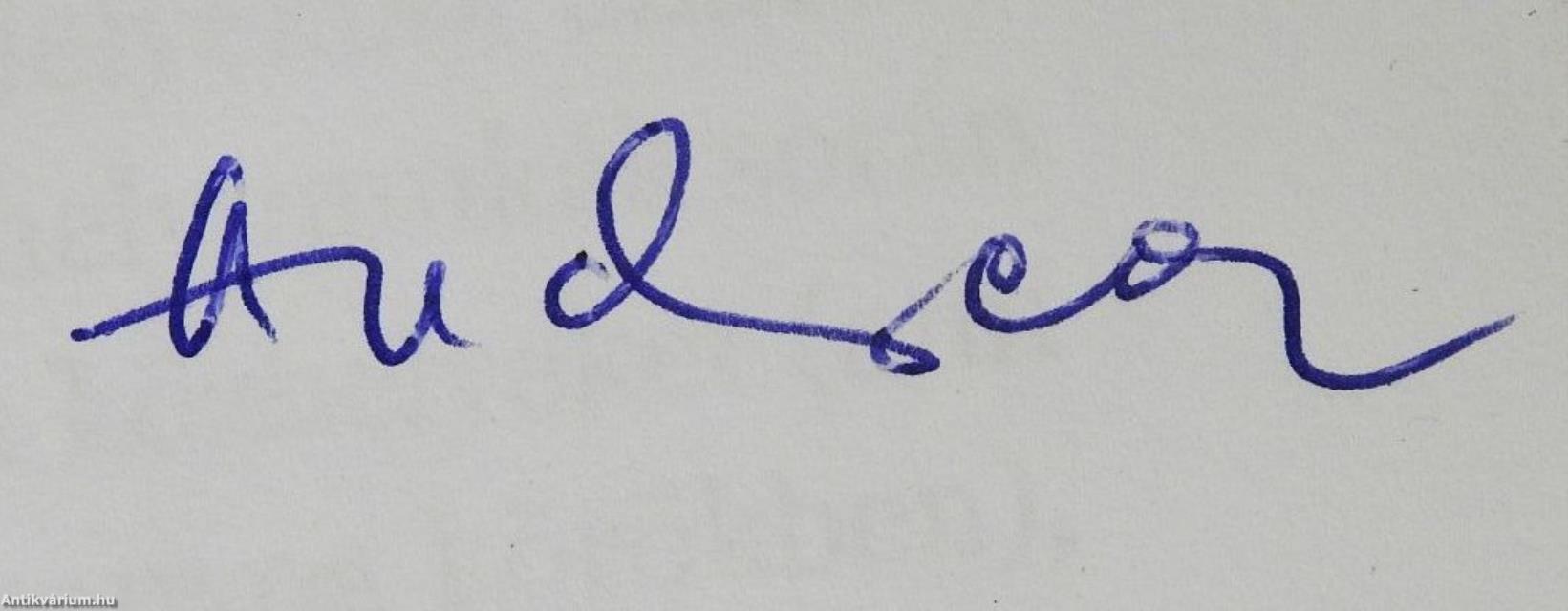 Lírai hangulatban (dedikált példány)