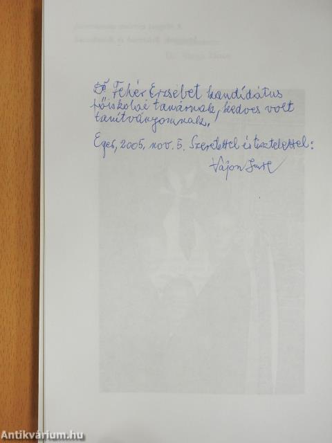 Ötven év a katedrán (dedikált példány)