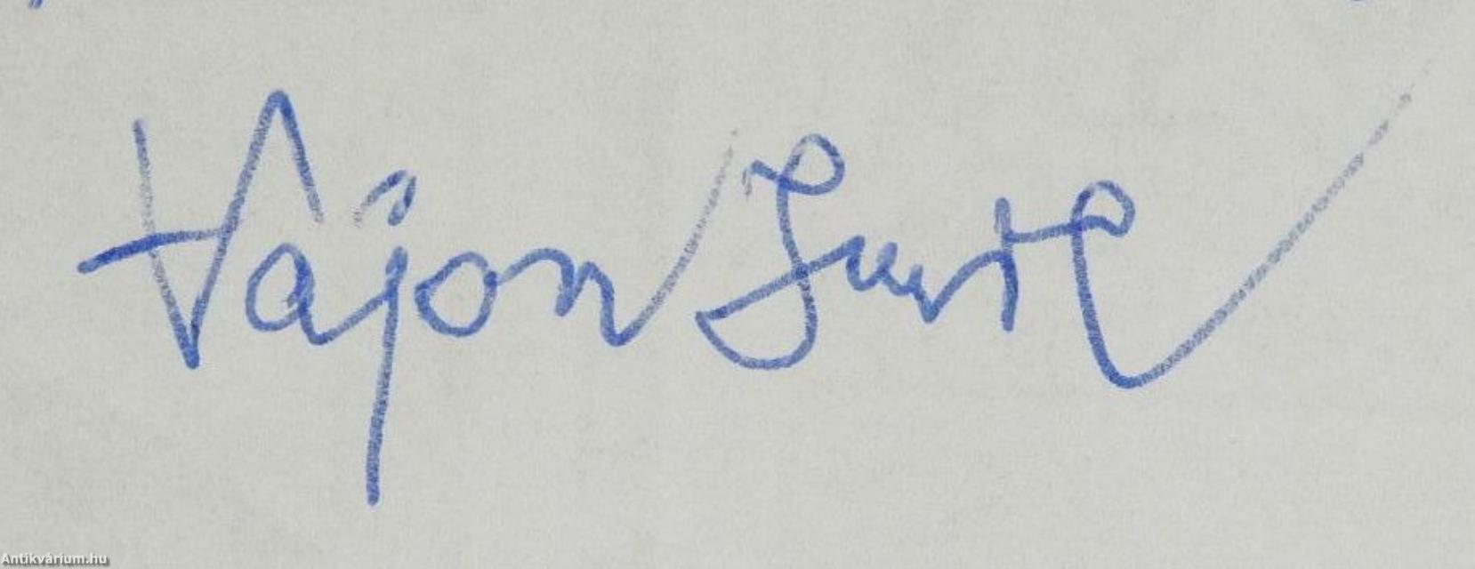 Ötven év a katedrán (dedikált példány)