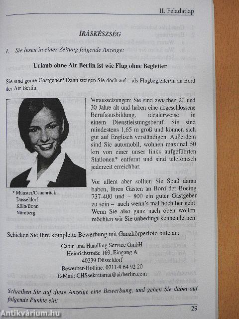 Német emeltszintű érettségi