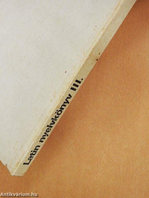 Latin nyelvkönyv III.