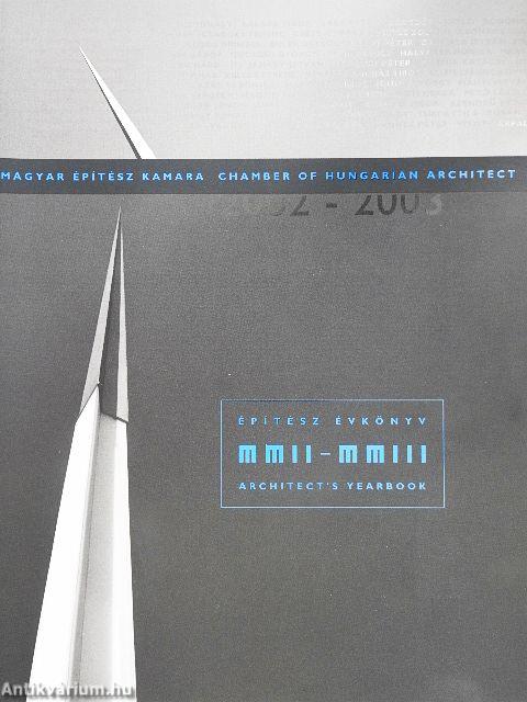 Építész Évkönyv 2002-2003
